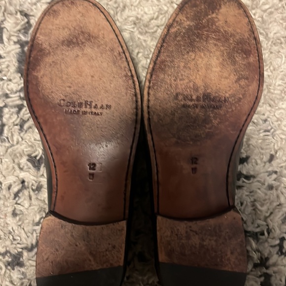 Cole Haan Mercanti Fiorentini black leather men’s loafers - size 12 - Picture 4 of 5